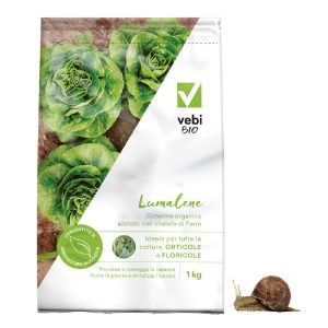 Lumalene Concime repellente lumache per Ortaggi e Piante ornamentali 1 Kg Vebi