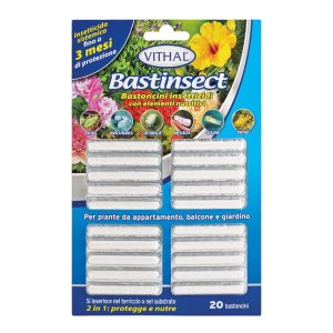 Bastinsect bastoncini Concime insetticida per il terreno 20 pz Vithal